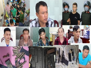 An Giang: Triệt phá đường dây ma túy thu giữ 7 khẩu súng và hàng trăm viên đạn