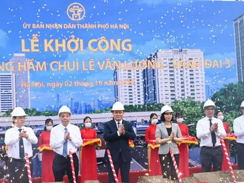 Hà Nội: Khởi công xây dựng hầm chui Lê Văn Lương - Vành đai 3