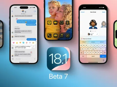 Apple phát hành bản beta 7 của iOS 18.1