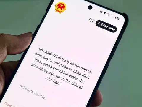 Trợ lý AI hỗ trợ người dân tra cứu thông tin đơn vị hành chính mới