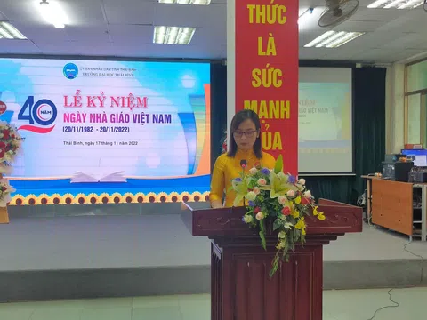 Đại học Thái Bình: Long trọng tổ chức kỷ niệm Ngày Nhà giáo Việt Nam