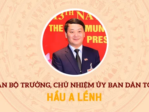 Chân dung tân Bộ trưởng, Chủ nhiệm Ủy ban Dân tộc Hầu A Lềnh