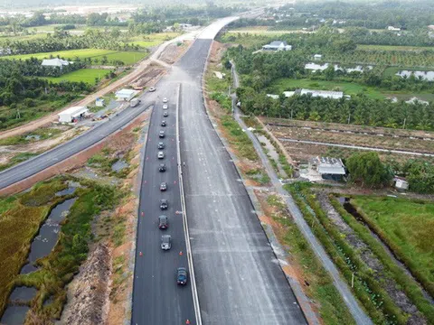 Chính thức thông xe cao tốc hơn 12.000 tỉ đồng tại Tây Nam Bộ
