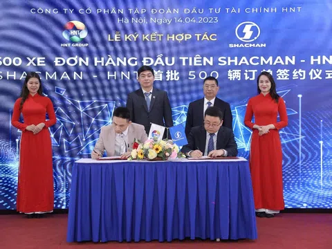 HNT Group ký kết hợp đồng mua bán 500 xe tải Shacman đầu tiên