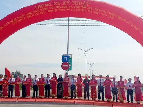 Thái Nguyên: Thông xe kỹ thuật đường Bắc Nam - cầu Huống Thượng và đường Huống Thượng - Chùa Hang
