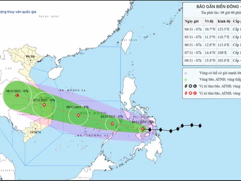 Bão Kalmaegi rất mạnh sắp đổ bộ trực tiếp vào nước ta, 8 tỉnh ứng phó khẩn