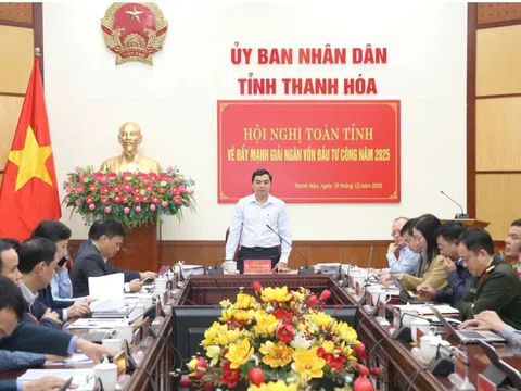 Thanh Hóa: Đứng thứ 3 toàn quốc về giải ngân vốn đầu tư công