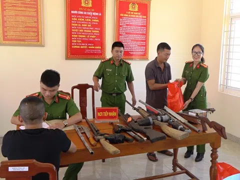 Công an Quảng Bình: Thu giữ hàng trăm khẩu súng từ vận động toàn dân