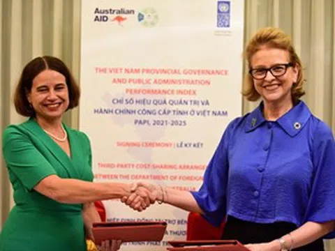 Australia góp thêm 9,7 triệu đô la cho chương trình nghiên cứu của UNDP về chỉ số PAPI ở Việt Nam