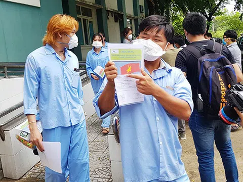Đà Nẵng: 10 bệnh nhân Covid-19 được xuất viện tại Bệnh viện dã chiến Hòa Vang sáng nay 13/8