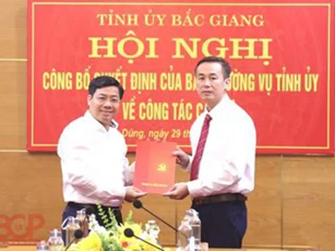 Bắc Giang: Phó Trưởng ban Thường trực Ban tuyên giáo Tỉnh ủy nhận chức Bí thư Huyện ủy Yên Dũng
