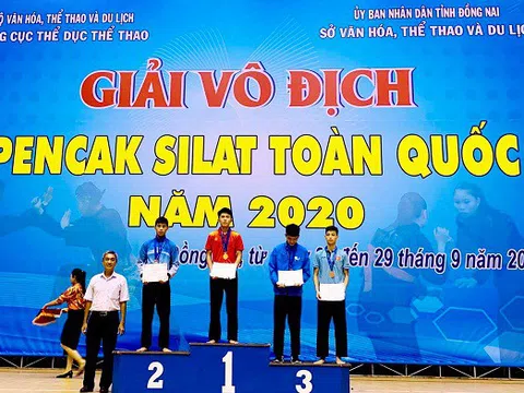 Phú Thọ giành 5 huy chương tại Giải vô địch Pencak Silat toàn quốc năm 2020
