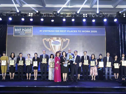 Vinamilk lần thứ 3 liên tiếp được bình chọn là "Nơi làm việc tốt nhất Việt Nam"