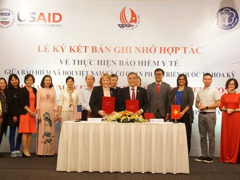 BHXH Việt Nam và USAID ký Bản ghi nhớ hợp tác hỗ trợ thực hiện chính sách bảo hiểm y tế