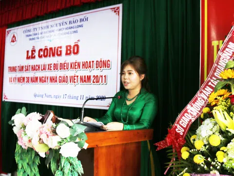 Đại Lộc - Quảng Nam: Trung tâm sát hạch lái xe Hoàng Long chính thức đi vào hoạt động