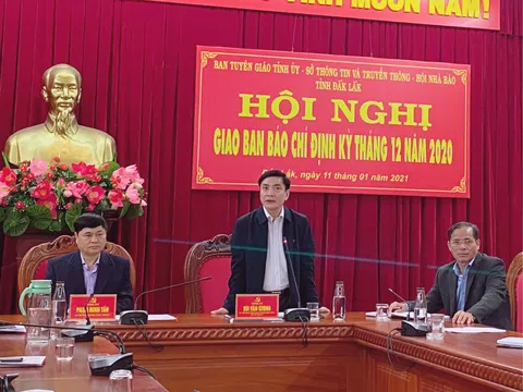 Bí thư Tỉnh ủy Đắk Lắk Bùi Văn Cường: "Báo chí - Cầu nối với chính quyền và doanh nghiệp"