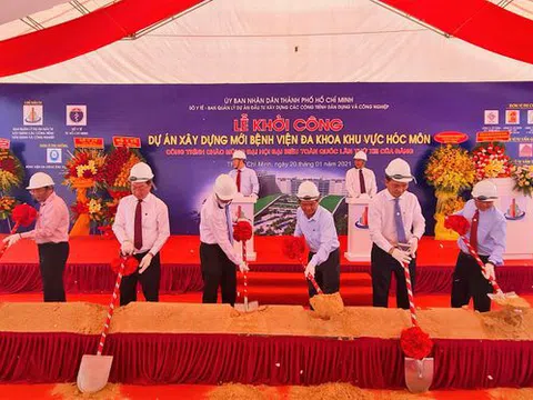 TPHCM: Khởi công xây dựng Bệnh viện Đa khoa khu vực Hóc Môn quy mô 1.000 giường