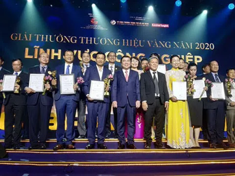 Tổ chức lễ trao giải thưởng Thương hiệu Vàng TPHCM năm 2020