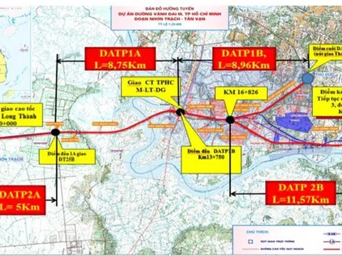 Đề xuất xây 16km đường vành đai 3 TP.HCM đoạn Tân Vạn – Nhơn Trạch