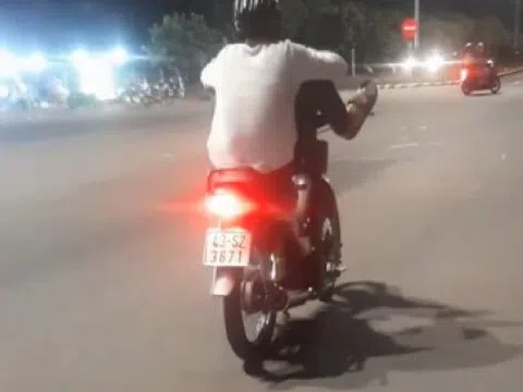 Đà Nẵng: Nhanh chóng tìm ra thanh niên lái xe máy bằng 2 chân