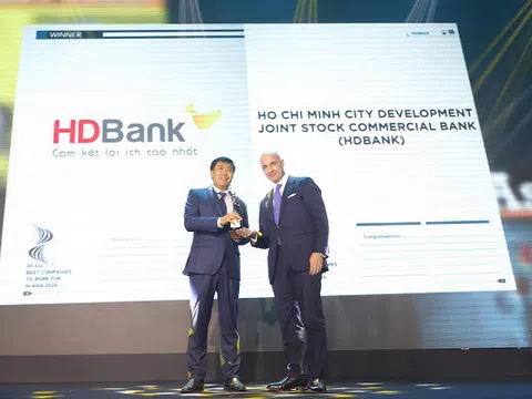HDBank, ngân hàng Việt Nam duy nhất 3 năm liền vào danh sách ‘Nơi làm việc tốt nhất châu Á'