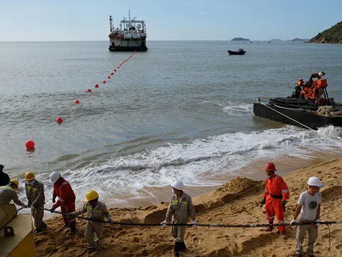 Tuyến cáp quang biển quốc tế thứ 6 của VNPT đã cập bờ Việt Nam