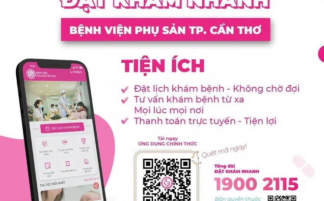 Cần Thơ: Khám bệnh hiện đại trong tầm tay với ứng dụng đặt lịch và tư vấn khám từ xa