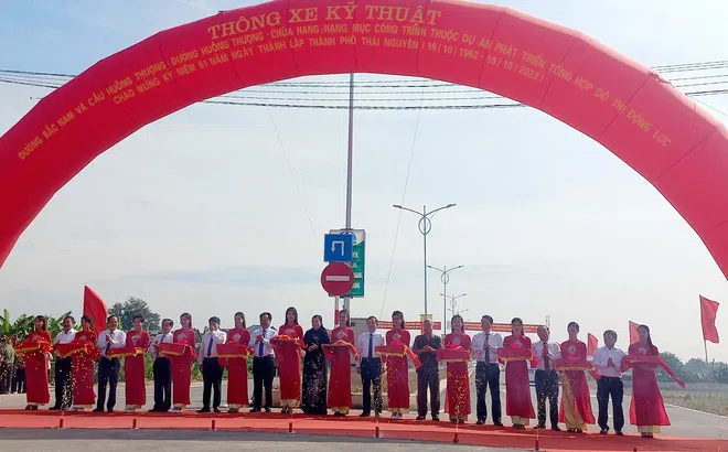 Thái Nguyên: Thông xe kỹ thuật đường Bắc Nam - cầu Huống Thượng và đường Huống Thượng - Chùa Hang