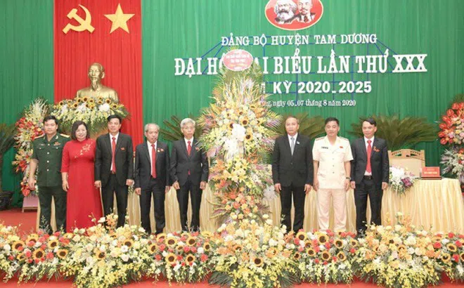 Huyện Tam Dương (Vĩnh Phúc): Khai mạc Đại hội đại biểu Đảng bộ nhiệm kỳ 2020 – 2025