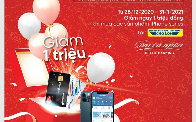 Ưu đãi mịn săn “táo” xịn cùng thẻ tín dụng quốc tế VietinBank Mastercard