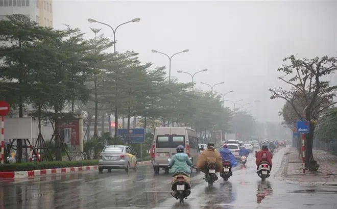 Thời tiết ngày 10/3: Không khí lạnh tràn về gây mưa ở Bắc Bộ